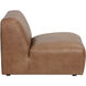 Watson Marseille Camel Leather Modular Armless Chair